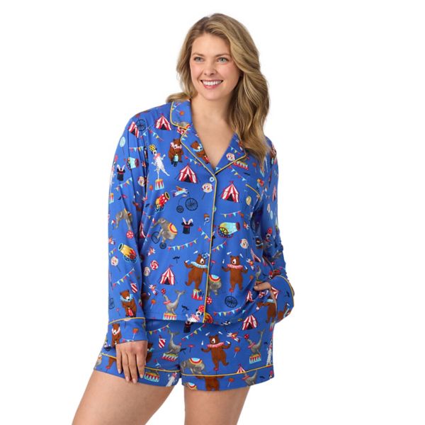 Комплект из пижамного топа с длинными рукавами и пижамных шорт больших размеров Beauty Sleep Social, цвет blu novl
Комплект из пижамного топа с длинными рукавами и пижамных шорт больших размеров Beauty Sleep Social, цвет blu novl