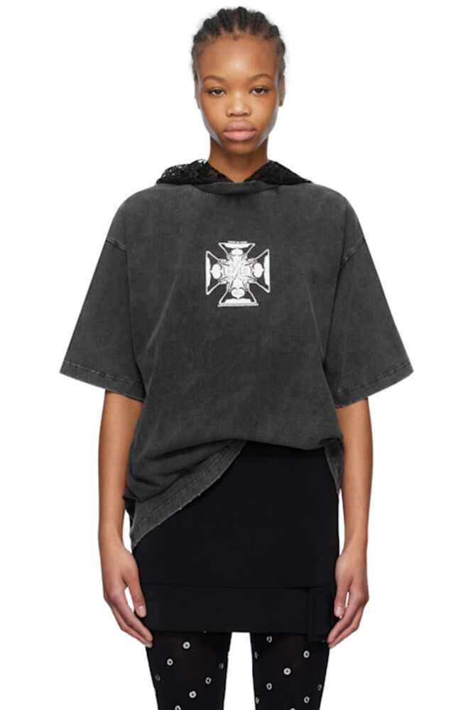 Толстовка с капюшоном Black Heart Cross We11done
Толстовка с капюшоном Black Heart Cross We11done