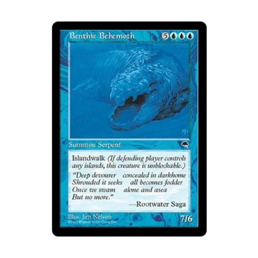 CCG Бентосный бегемот (клавиша R), MTG - Tempest
CCG Бентосный бегемот (клавиша R), MTG - Tempest