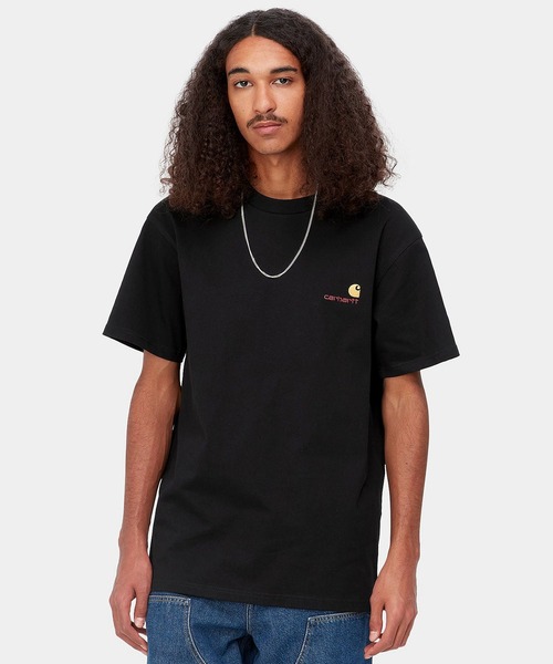 Футболка с коротким рукавом, однотонная, с принтом Carhartt WIP, черная
Футболка с коротким рукавом, однотонная, с принтом Carhartt WIP, черная