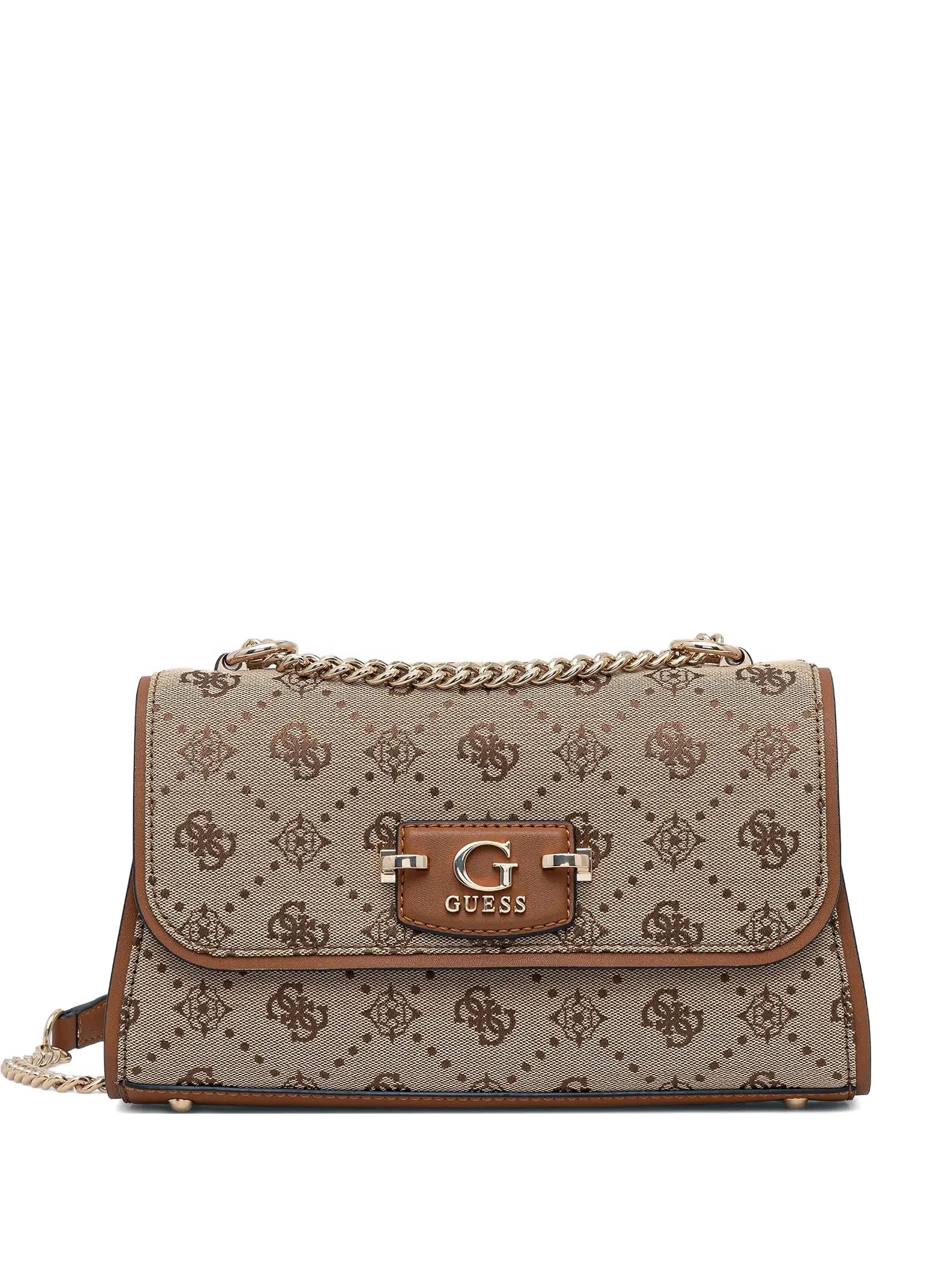 Сумка-сэтчел с монограммой Guess Usa, коричневый
Сумка-сэтчел с монограммой Guess Usa, коричневый