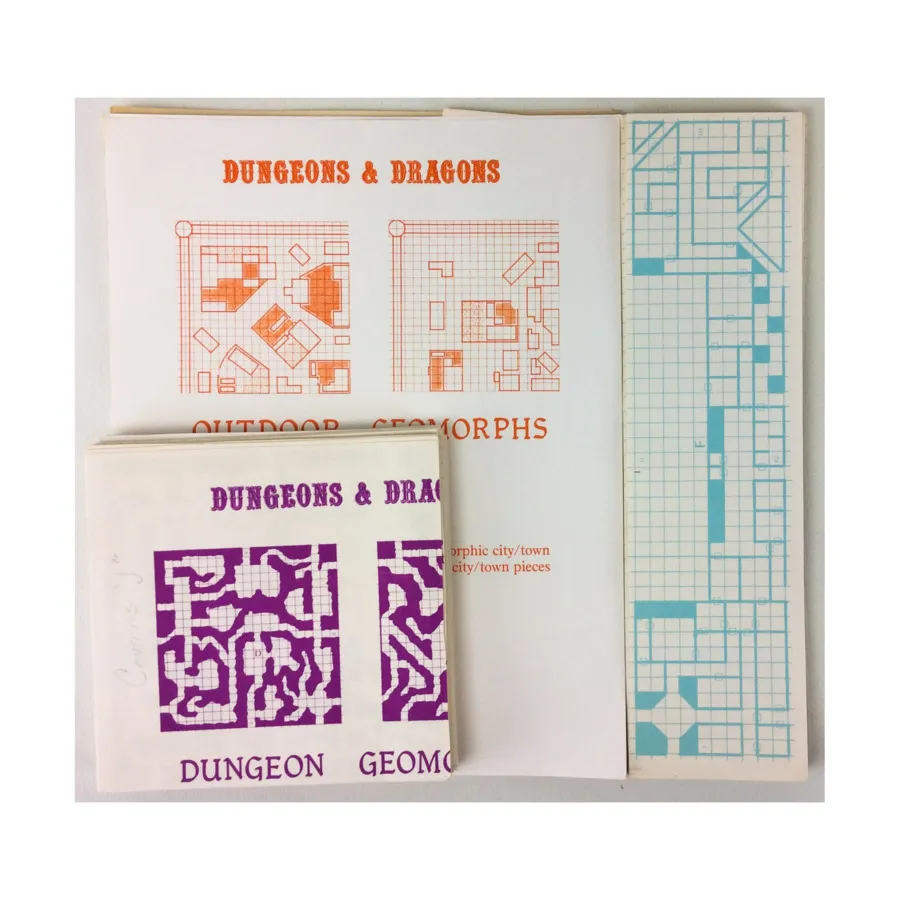 Коллекция геоморфов подземелий, Basic Dungeons & Dragons (Original Edition) - Sourcebooks & Accessories