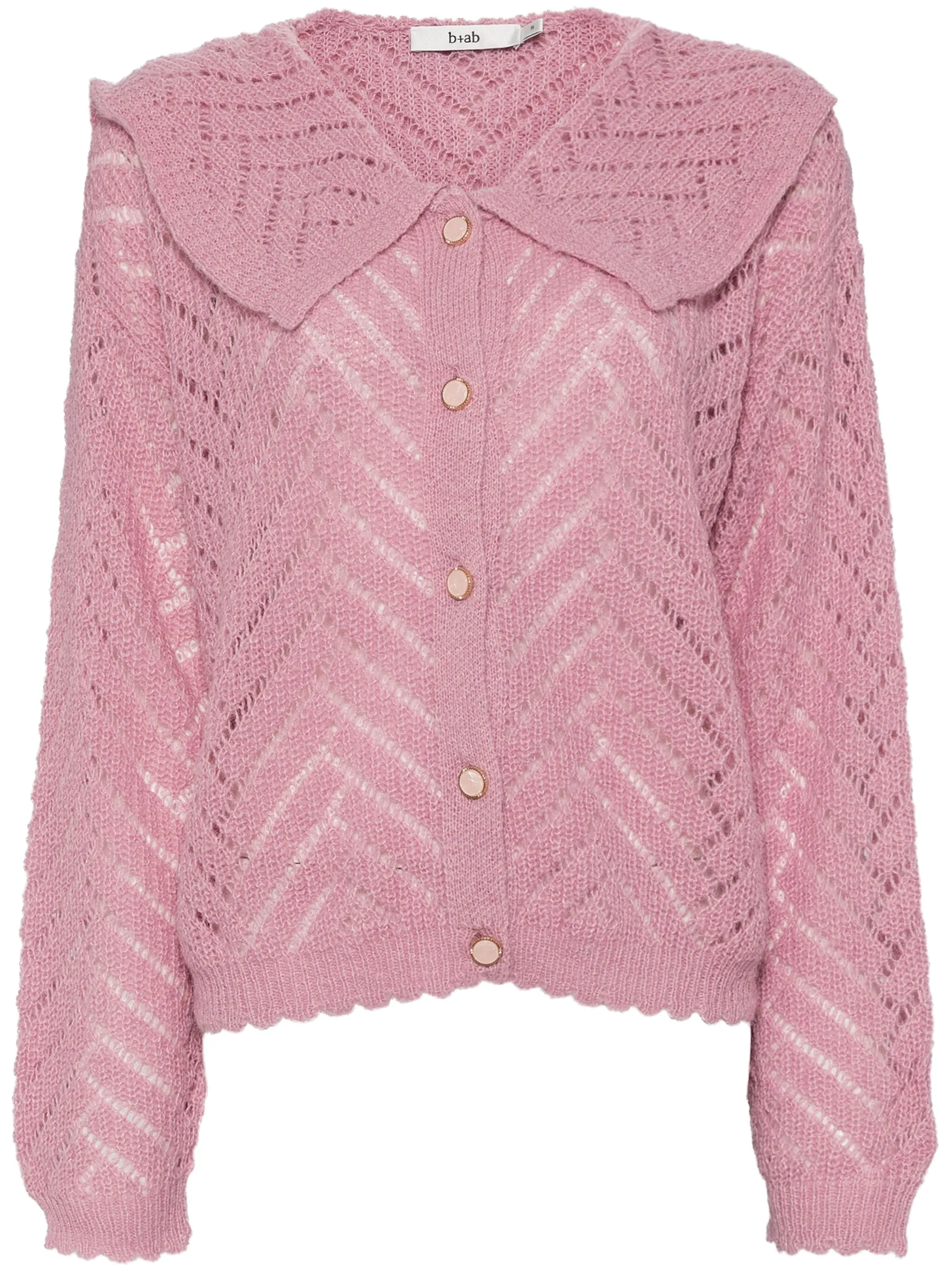 Кардиган на пуговицах B+Ab, розовый
Кардиган на пуговицах B+Ab, розовый