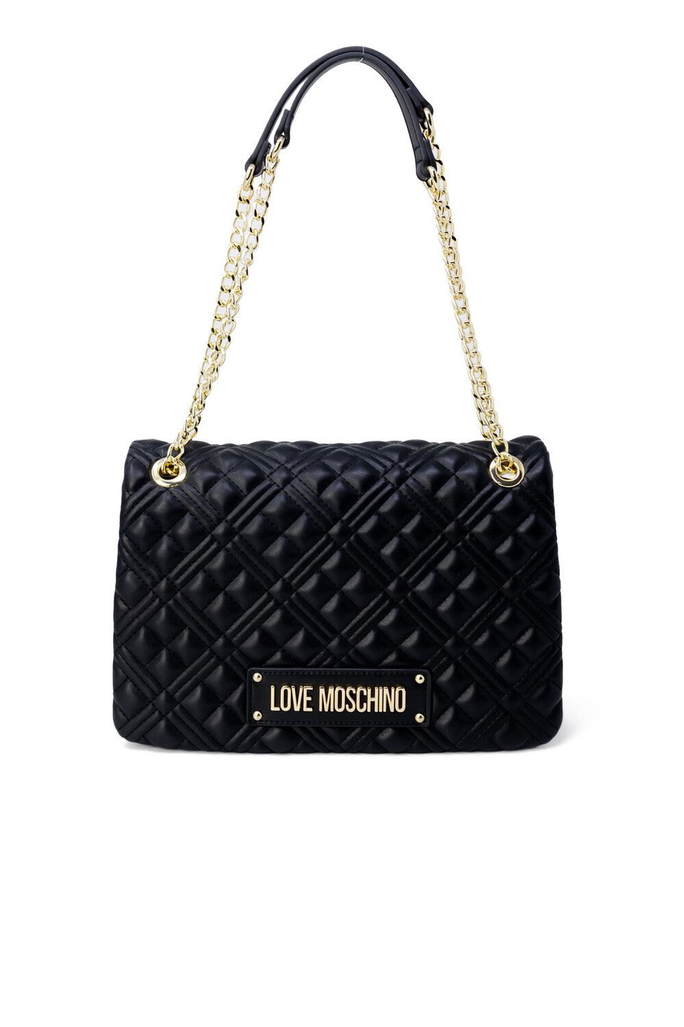 Сумка Love Moschino с золотым логотипом, черный
Сумка Love Moschino с золотым логотипом, черный