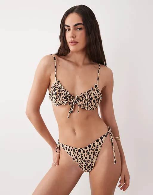 Леопардовый лиф бикини с резинкой для волос Miss Selfridge, Коричневый, Леопардовый лиф бикини с резинкой для волос Miss Selfridge
Леопардовый лиф бикини с резинкой для волос Miss Selfridge, Коричневый, Леопардовый лиф бикини с резинкой для волос Miss Selfridge