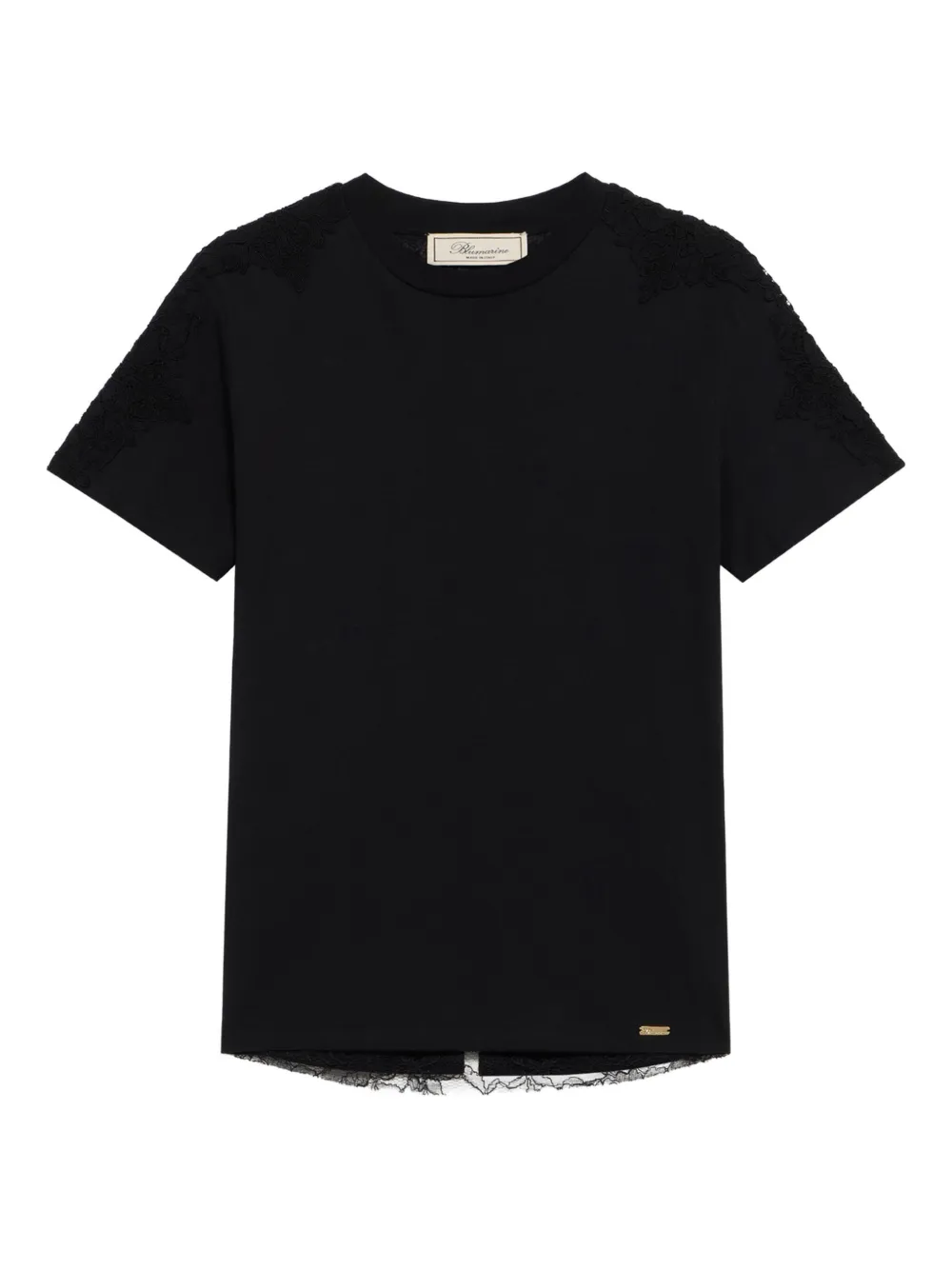 Футболка с кружевной отделкой BLUMARINE, черный
Футболка с кружевной отделкой BLUMARINE, черный