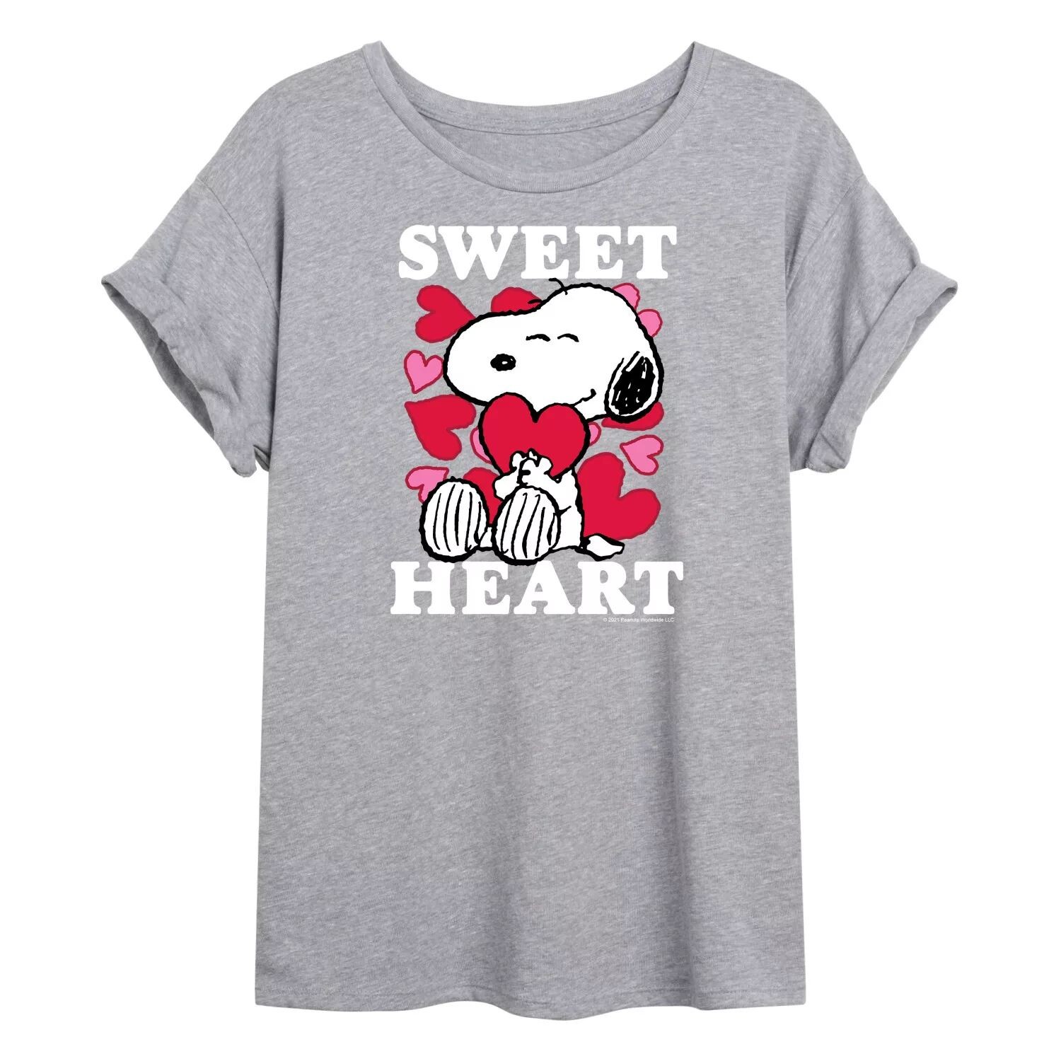 Детская большая футболка Peanuts Snoopy "Sweetheart" ко Дню святого Валентина Licensed Character
Детская большая футболка Peanuts Snoopy "Sweetheart" ко Дню святого Валентина Licensed Character