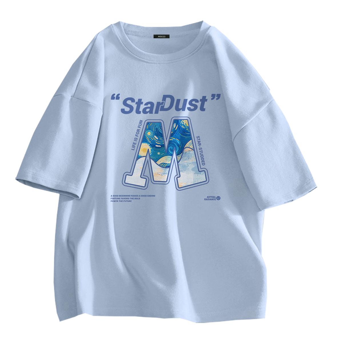 Футболка унисекс MINISO, белая (Голубое звездное небо)
Футболка унисекс MINISO, белая (Голубое звездное небо)