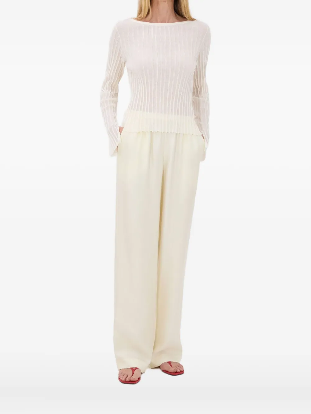 Футболка Mabille в рубчик с вырезом-лодочкой LouLou de Saison, нейтральный
Футболка Mabille в рубчик с вырезом-лодочкой LouLou de Saison, нейтральный