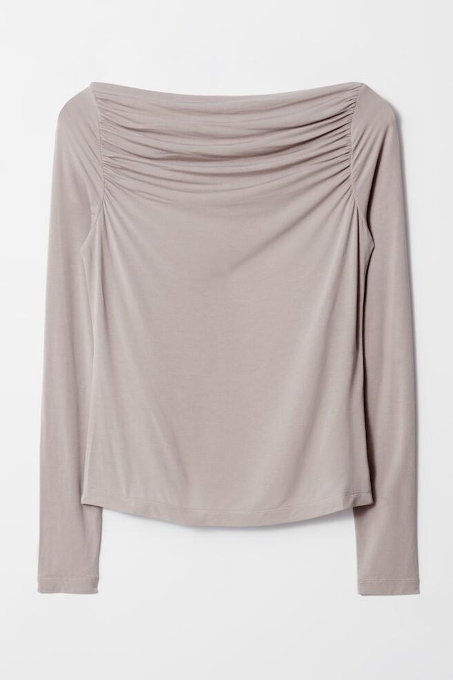 Драпированный топ с вырезом-лодочкой & Other Stories, коричневый
Драпированный топ с вырезом-лодочкой & Other Stories, коричневый