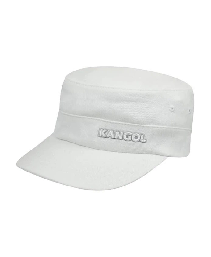 Белая хлопковая армейская кепка со скрытым карманом Kangol, белый
Белая хлопковая армейская кепка со скрытым карманом Kangol, белый