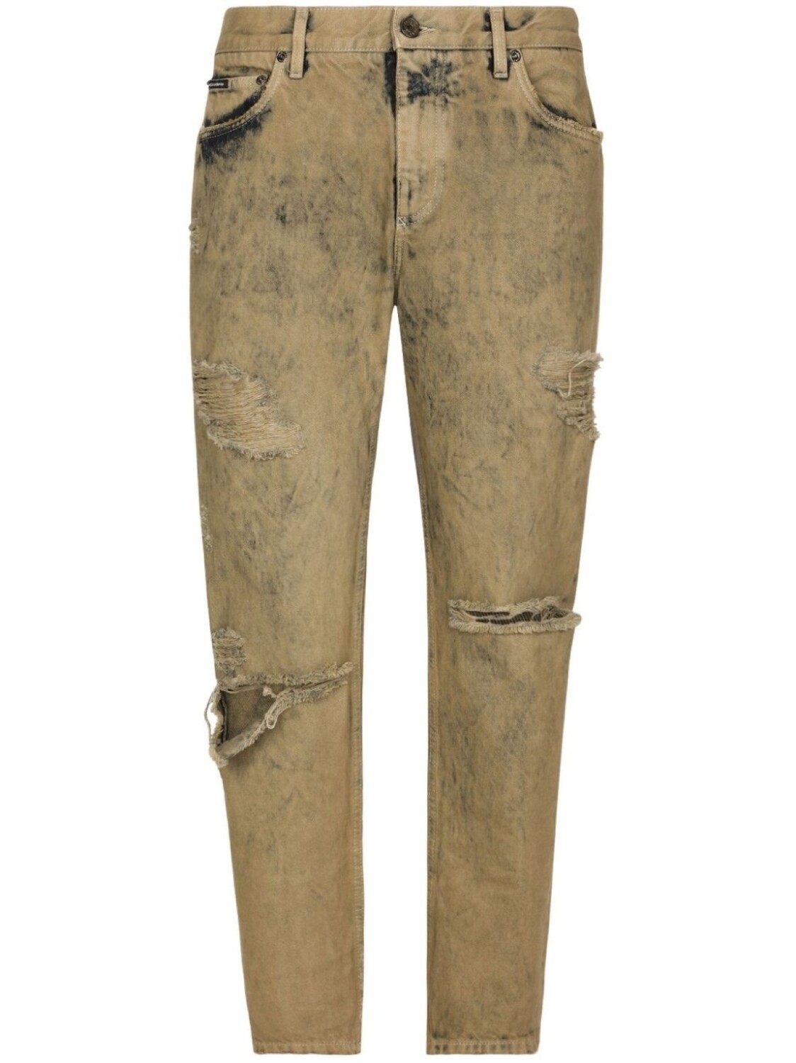 Dolce & Gabbana узкие джинсы с прорезями, нейтральный цвет
Dolce & Gabbana узкие джинсы с прорезями, нейтральный цвет