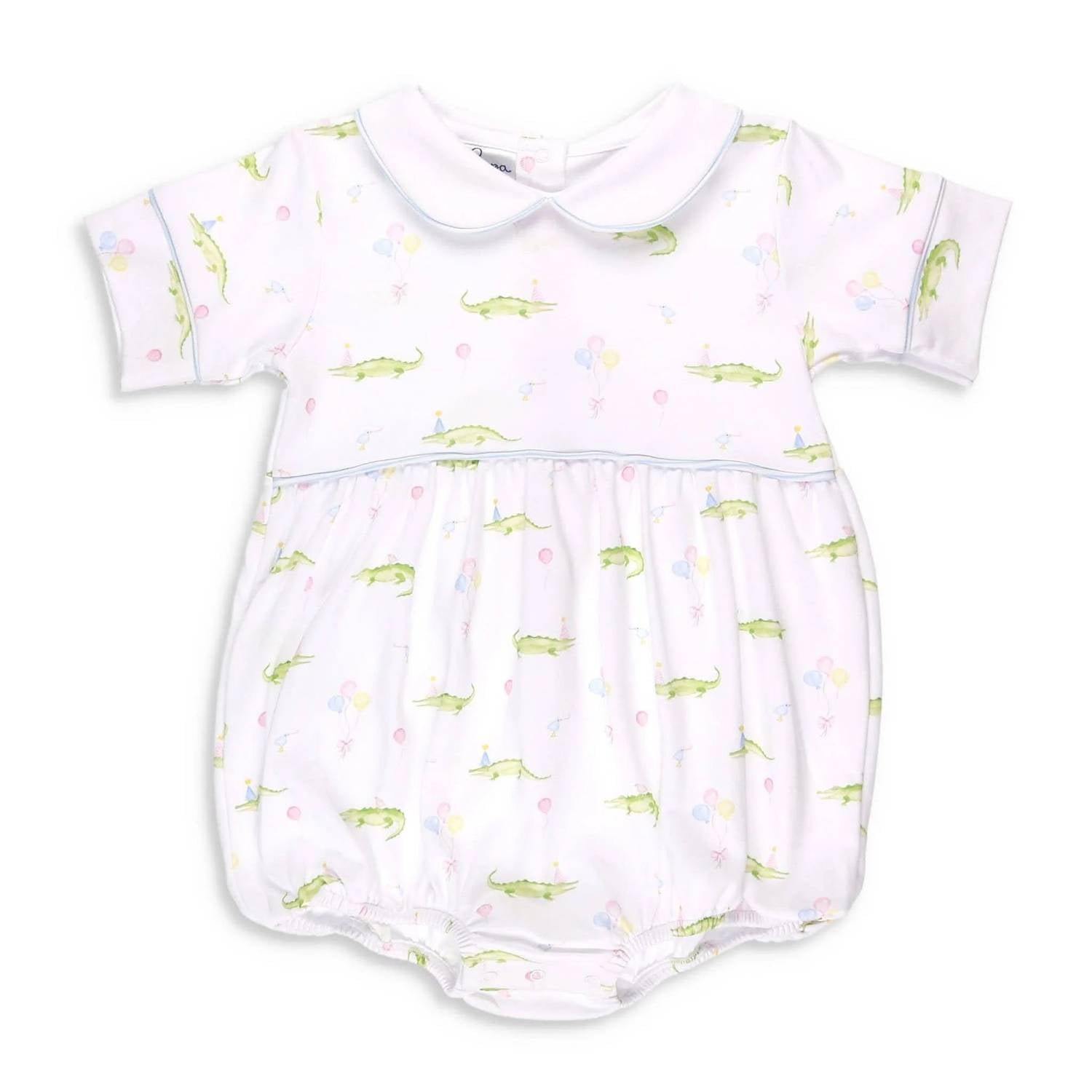 Белый пима бабл комбинезон для малышей Shrimp and Grits Kids
Белый пима бабл комбинезон для малышей Shrimp and Grits Kids