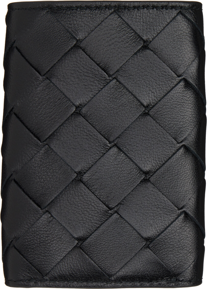 Черный крошечный кошелек тройного сложения Bottega Veneta, цвет Black
Черный крошечный кошелек тройного сложения Bottega Veneta, цвет Black