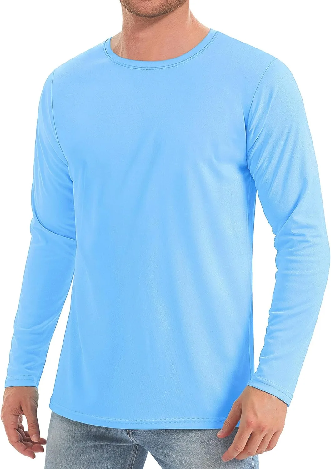 Мужская футболка с длинным рукавом DGHM-JLMY, Solid Color, Crewneck, для тренировок
Мужская футболка с длинным рукавом DGHM-JLMY, Solid Color, Crewneck, для тренировок