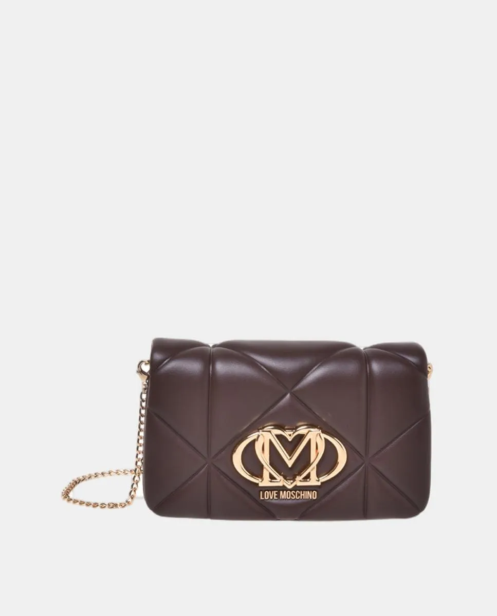 Сумка со съемным плечевым ремнем Love Moschino, коричневый
Сумка со съемным плечевым ремнем Love Moschino, коричневый