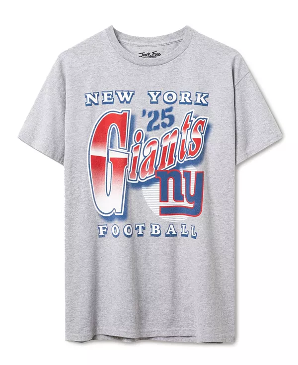 Футболка унисекс с символикой команды New York Giants, купленная на блошином рынке (бутлег). Junk Food Clothing, серый
Футболка унисекс с символикой команды New York Giants, купленная на блошином рынке (бутлег). Junk Food Clothing, серый
