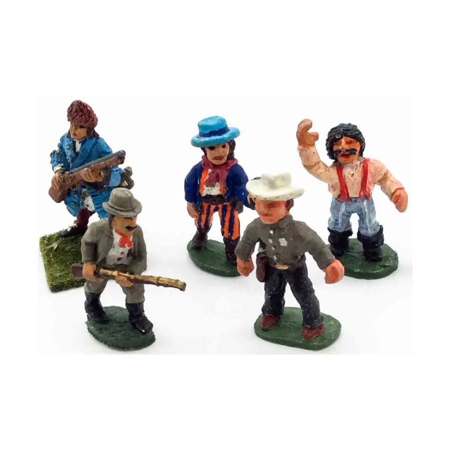Коллекция Дикого Запада № 10, Miscellaneous Historical Miniatures - Loose Miniatures (28mm) (Unidentifiable Manufacturer)
Коллекция Дикого Запада № 10, Miscellaneous Historical Miniatures - Loose Miniatures (28mm) (Unidentifiable Manufacturer)