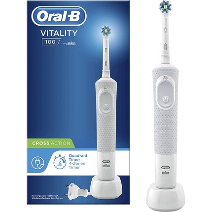 Vitality 100 Cross Action Белый, Oral-B 
Vitality 100 Cross Action Белый, Oral-B