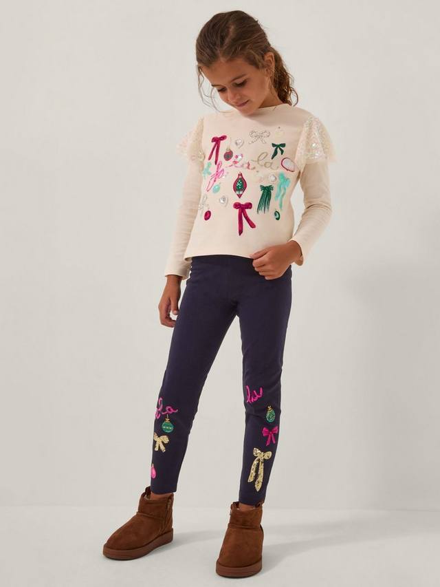 Детские рождественские леггинсы из хлопковой смеси Monsoon, Navy
Детские рождественские леггинсы из хлопковой смеси Monsoon, Navy