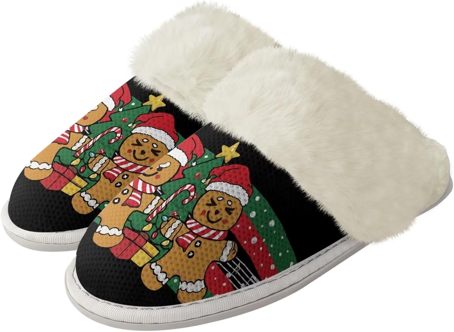 Рождественские милые хлопковые тапочки для женщин и мужчин, мягкие, уютные, удобные, легкие домашние тапочки для пар Zhangruoheng, Christmas Gingerbread Man Print
Рождественские милые хлопковые тапочки для женщин и мужчин, мягкие, уютные, удобные, легкие домашние тапочки для пар Zhangruoheng, Christmas Gingerbread Man Print