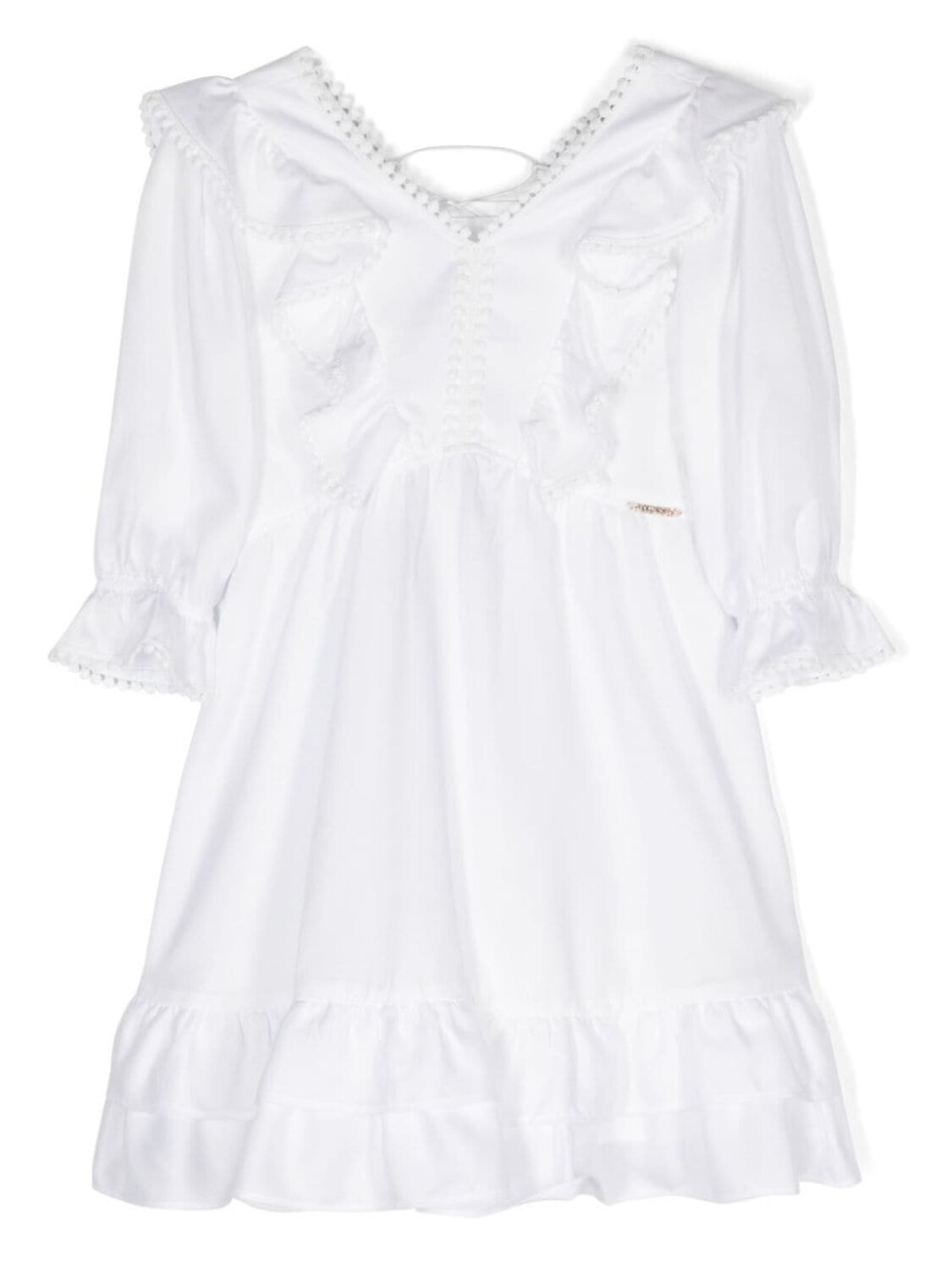 Twinset платье с помпонами, белый
Twinset платье с помпонами, белый