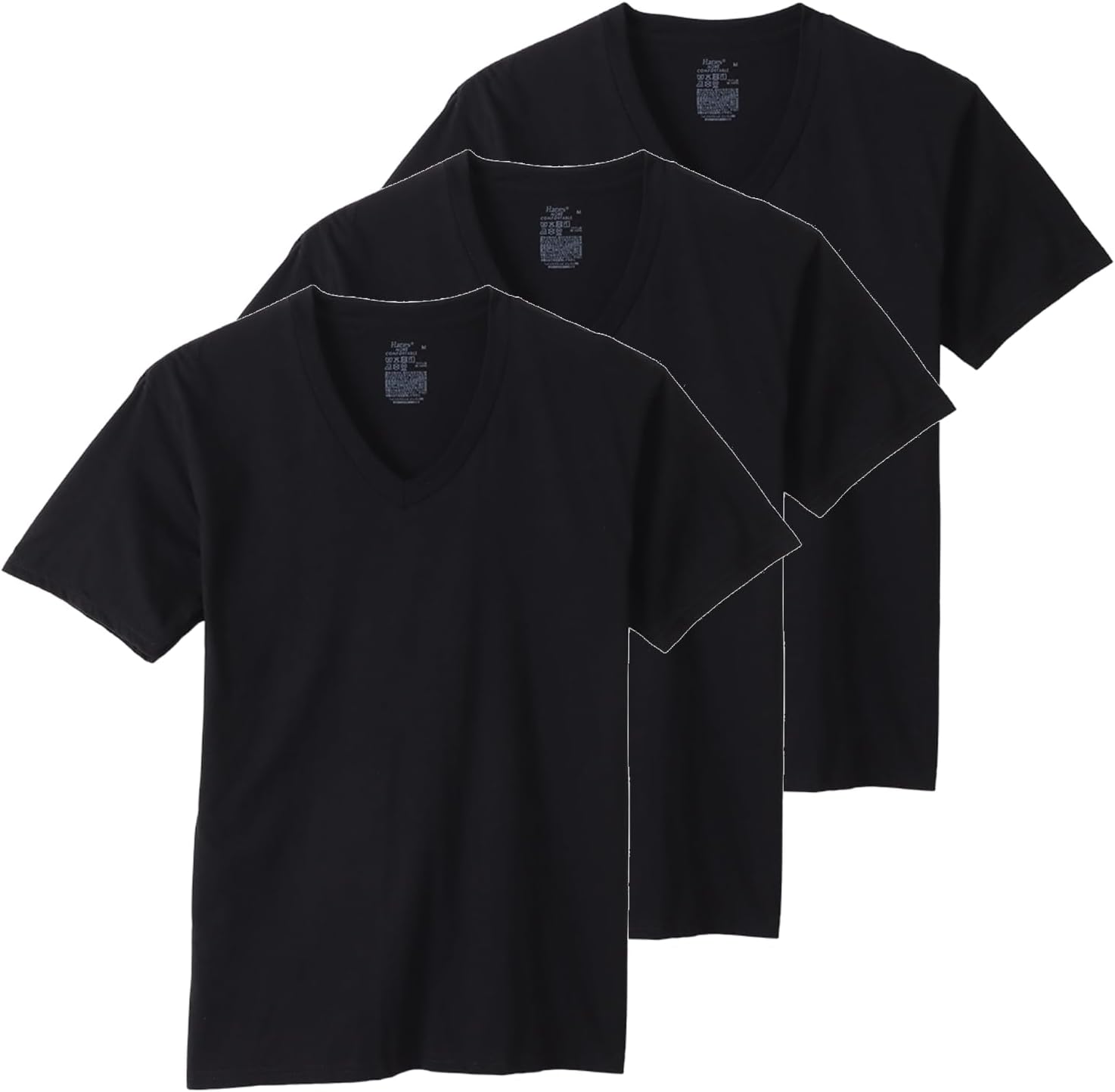 Футболки Hanes с V-образным вырезом (3 шт.), коротким рукавом и круглым вырезом, с антибактериальной и дезодорирующей обработкой (Fresh IQ), черный
Футболки Hanes с V-образным вырезом (3 шт.), коротким рукавом и круглым вырезом, с антибактериальной и дезодорирующей обработкой (Fresh IQ), черный