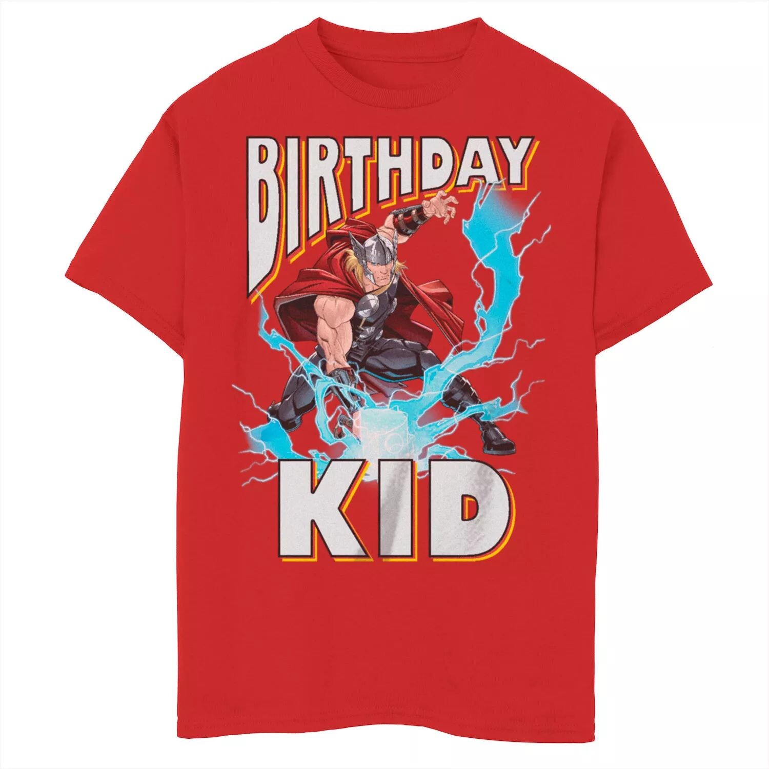 Детская футболка на день рождения с изображением Тора «Марвел» для мальчиков 8–20 лет Licensed Character
Детская футболка на день рождения с изображением Тора «Марвел» для мальчиков 8–20 лет Licensed Character