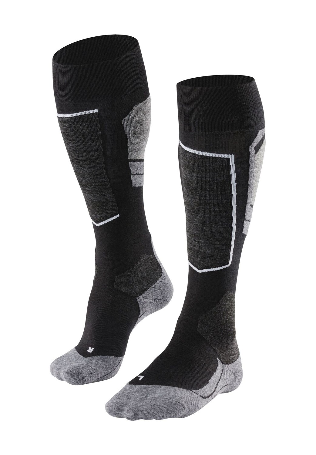 Носки лыжные SK4, смесь шерсти мериноса, влагорегулирующие, мужские FALKE, цвет Black-Mix
Носки лыжные SK4, смесь шерсти мериноса, влагорегулирующие, мужские FALKE, цвет Black-Mix