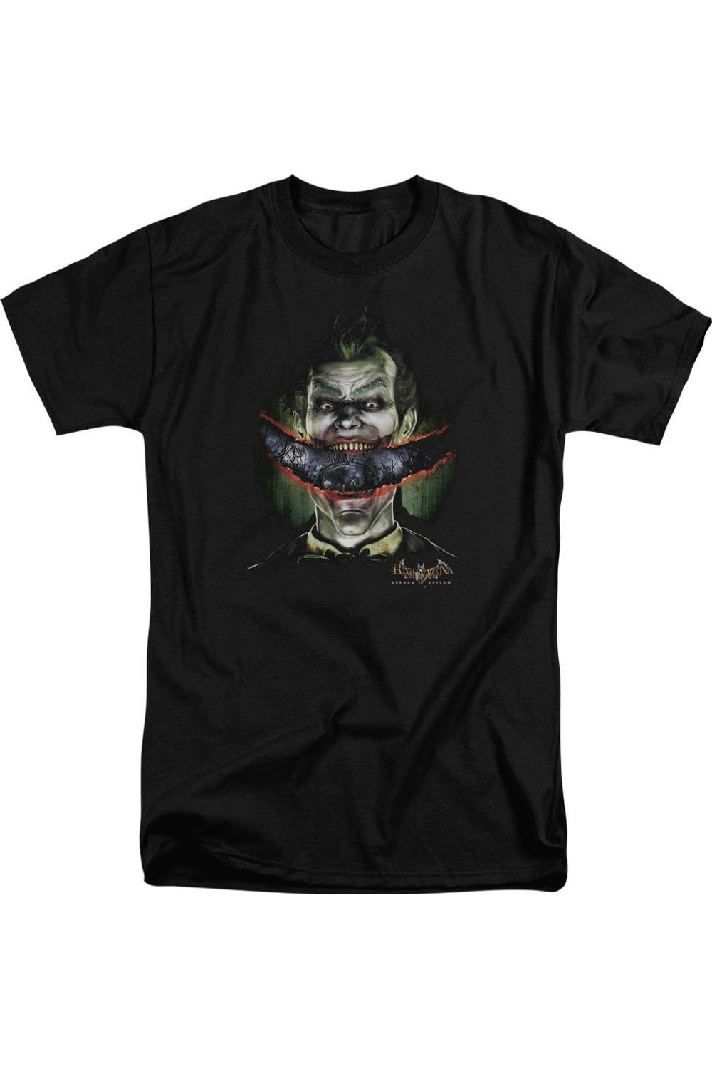 Футболка / футболка для взрослых с коротким рукавом Batman Arkham Asylum Crazy Lips Gildan, черный
Футболка / футболка для взрослых с коротким рукавом Batman Arkham Asylum Crazy Lips Gildan, черный