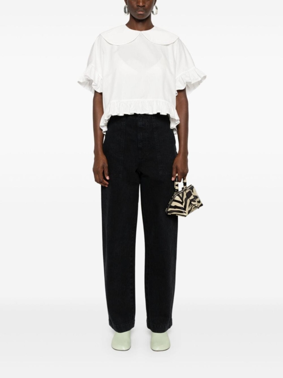 Ioana Ciolacu блузка Dahlia с оборками, белый
Ioana Ciolacu блузка Dahlia с оборками, белый