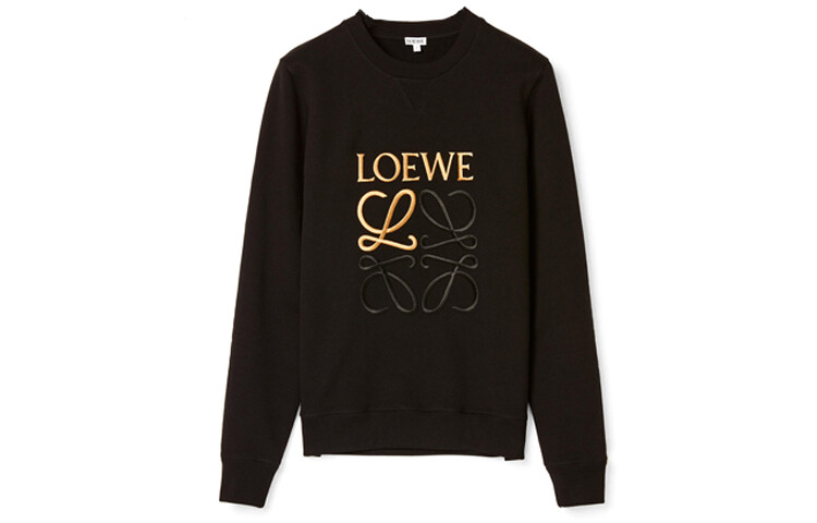 Толстовка с вышитой анаграммой Loewe, черный
Толстовка с вышитой анаграммой Loewe, черный