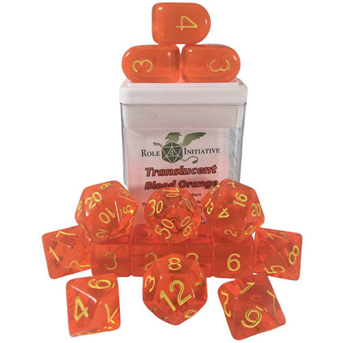 Аксессуары Role 4 Initiative R4I Dice w/ Arch'd4: Translucent - Blood Orange w/ Yellow (15)
Аксессуары Role 4 Initiative R4I Dice w/ Arch'd4: Translucent - Blood Orange w/ Yellow (15)