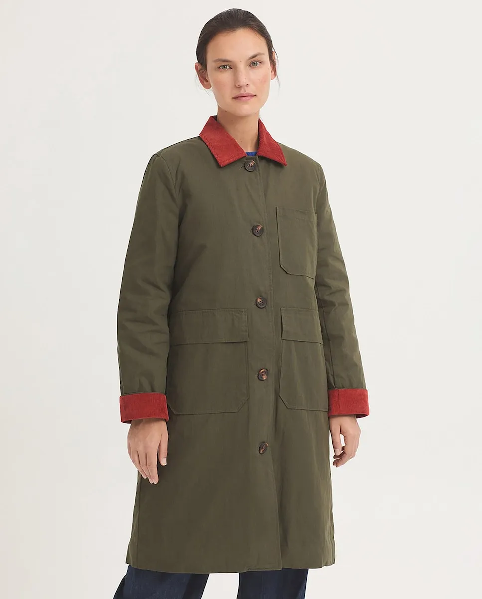 Женский водоотталкивающий плащ с отложным воротником Nice Things, хаки
Женский водоотталкивающий плащ с отложным воротником Nice Things, хаки