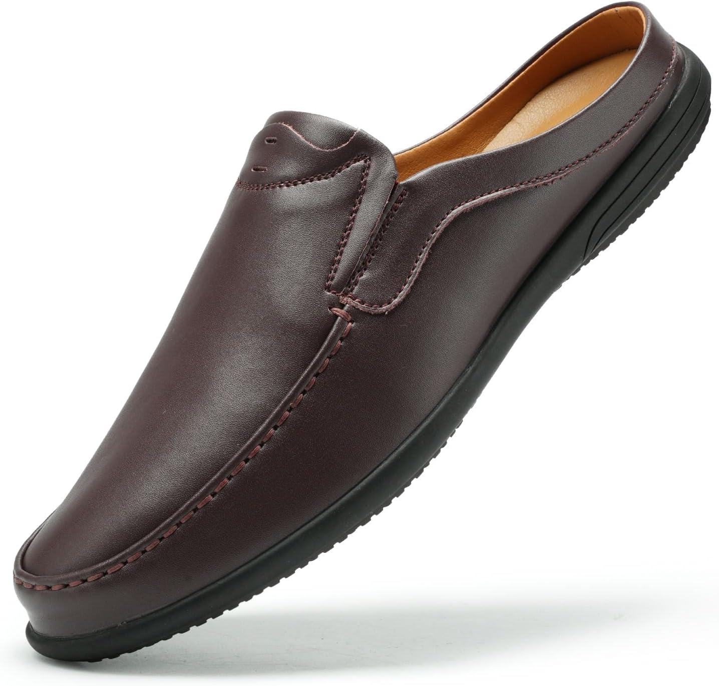 Мужские слипоны-лоферы, ручная работа, кожаные тапочки, дышащие, удобные, мягкие, с ручной прошивкой, без каблука, повседневная обувь для мужчин Luodenglang, темно-коричневый
Мужские слипоны-лоферы, ручная работа, кожаные тапочки, дышащие, удобные, мягкие, с ручной прошивкой, без каблука, повседневная обувь для мужчин Luodenglang, темно-коричневый