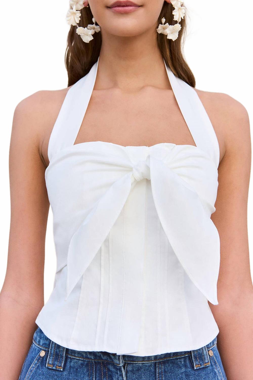 Лилияна топ в цвете Off-White Cult Gaia
Лилияна топ в цвете Off-White Cult Gaia