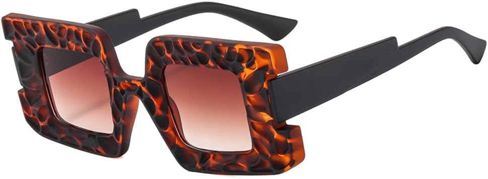 Ретро женские солнцезащитные очки с уникальными двухцветными линзами и защитой от УФ-излучения UV400. Модные трендовые градиентные мужские солнцезащитные очки цвета шампанского TYUVIVO, C3 Leopard Tea
Ретро женские солнцезащитные очки с уникальными двухцветными линзами и защитой от УФ-излучения UV400. Модные трендовые градиентные мужские солнцезащитные очки цвета шампанского TYUVIVO, C3 Leopard Tea