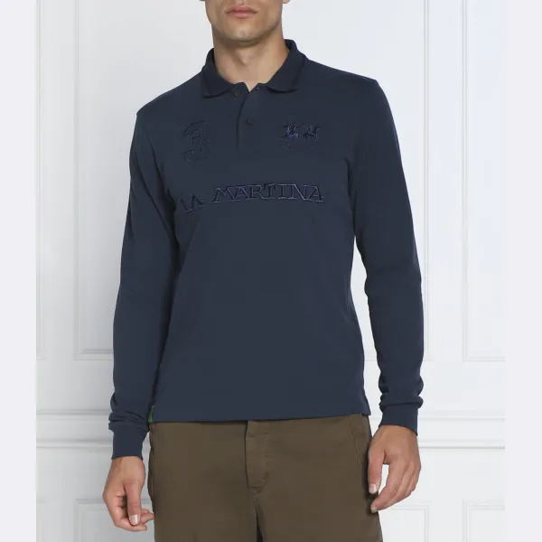Рубашка поло стандартного кроя La Martina, синий
Рубашка поло стандартного кроя La Martina, синий