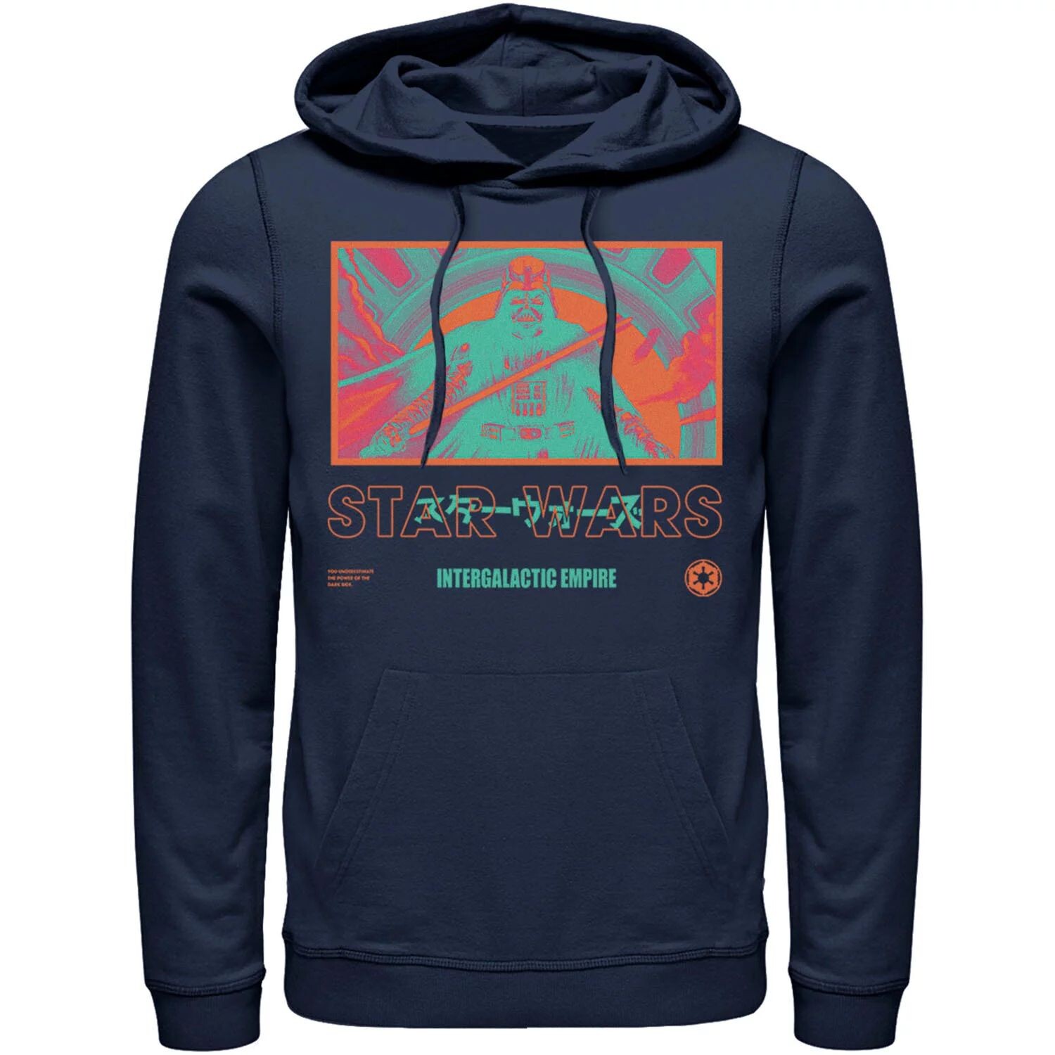 Мужская толстовка с капюшоном «Звездные войны Яркие злодеи Вейдер» Licensed Character, синий
Мужская толстовка с капюшоном «Звездные войны Яркие злодеи Вейдер» Licensed Character, синий