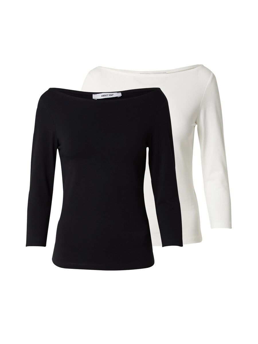 Топ ABOUT YOU Shirt Hedda, черный/белый
Топ ABOUT YOU Shirt Hedda, черный/белый