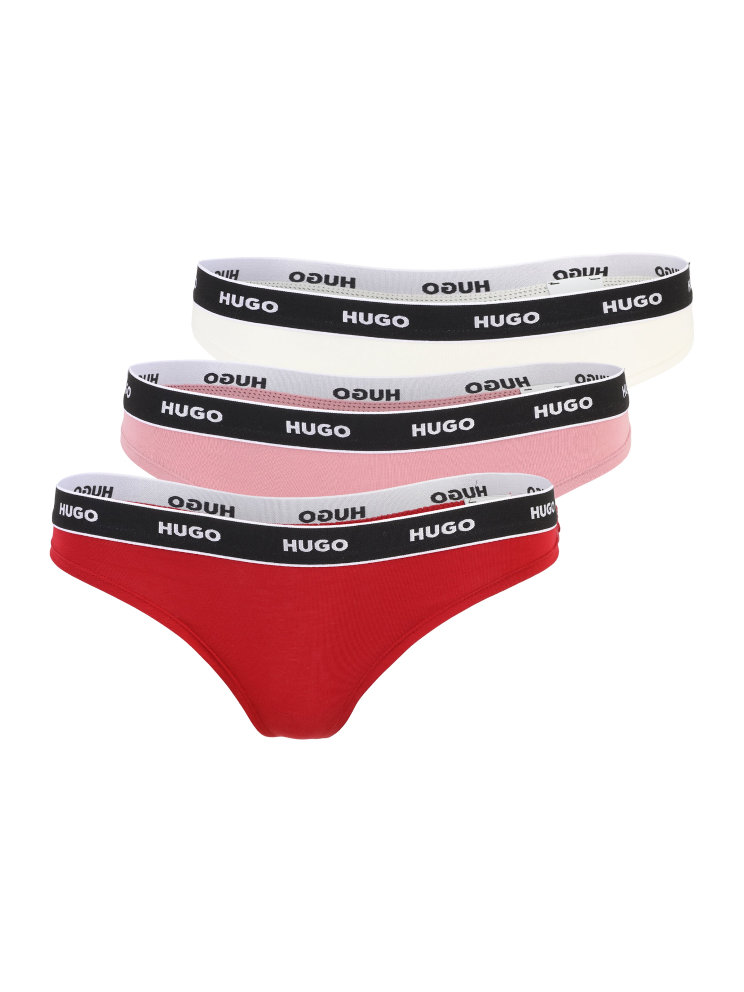 HUGO Стринги в цветах Rose, Red, Off White
HUGO Стринги в цветах Rose, Red, Off White