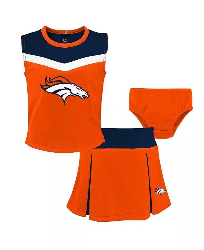 Комплект из двух предметов для поддержки девочек, оранжевый, Denver Broncos Spirit Cheer, с шароварами Outerstuff
Комплект из двух предметов для поддержки девочек, оранжевый, Denver Broncos Spirit Cheer, с шароварами Outerstuff