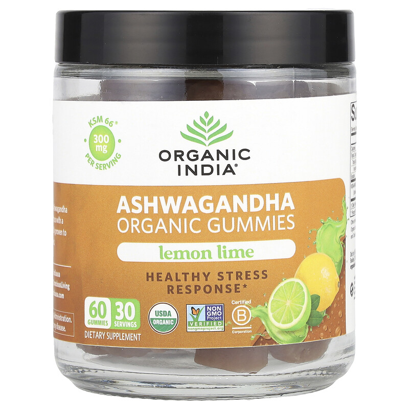 Organic India, жевательная органическая ашваганда, со вкусом лимона и лайма, 300 мг, 60 жевательных таблеток (150 мг в 1 таблетке)
Organic India, жевательная органическая ашваганда, со вкусом лимона и лайма, 300 мг, 60 жевательных таблеток (150 мг в 1 таблетке)