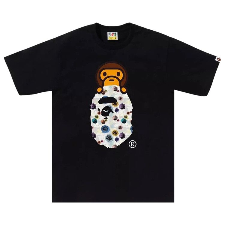 Футболка BAPE Floral Camo Milo On Ape Head Tee, Black
Футболка BAPE Floral Camo Milo On Ape Head Tee, Black