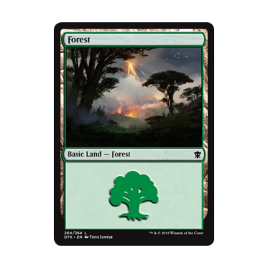 CCG Лес #264 (С), MTG - Dragons of Tarkir
CCG Лес #264 (С), MTG - Dragons of Tarkir