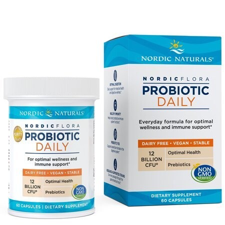 Nordic Naturals, Пробиотик Daily Nordic Flora 60 капсул
Nordic Naturals, Пробиотик Daily Nordic Flora 60 капсул