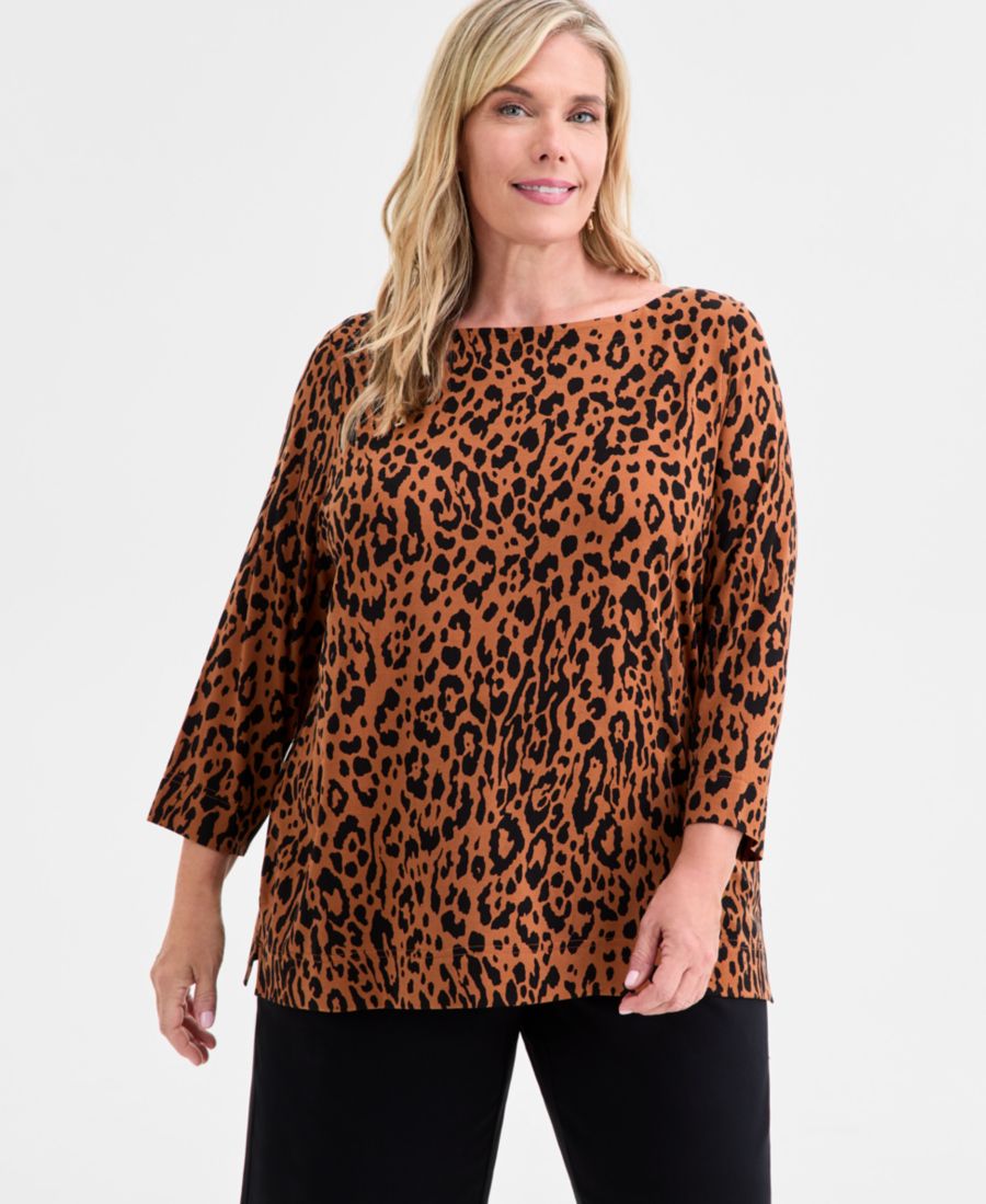 Топ большого размера с принтом и рукавами 3/4, эксклюзивно представлен в Macy's JM Collection, Burnt Amber Combo
Топ большого размера с принтом и рукавами 3/4, эксклюзивно представлен в Macy's JM Collection, Burnt Amber Combo