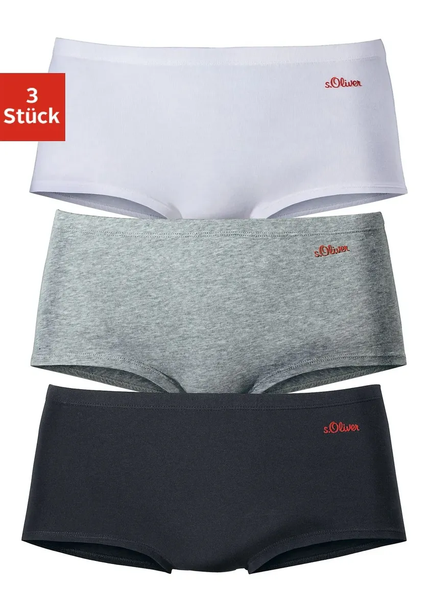 Трусики S.Oliver (3 шт.), изготовлены из качественного эластичного хлопка, белый
Трусики S.Oliver (3 шт.), изготовлены из качественного эластичного хлопка, белый