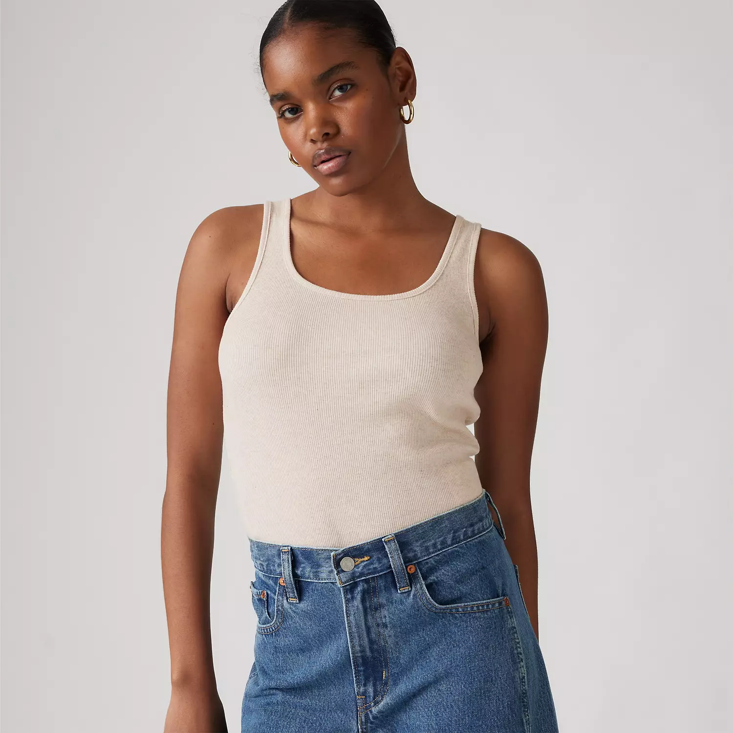 Топ Essential Rib Levi's, цвет Oatmeal Heather - White
Топ Essential Rib Levi's, цвет Oatmeal Heather - White