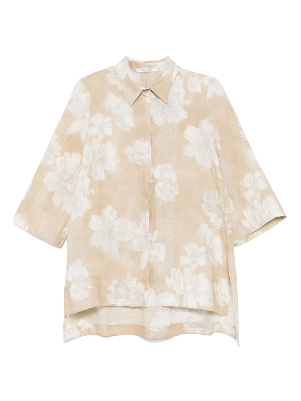 Рубашка с цветочным принтом Transit, коричневый
Рубашка с цветочным принтом Transit, коричневый